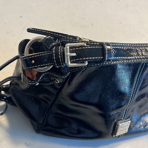 Black Patent Dooney & Bourke Purse - Picture 15 of 16
